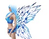 Blue Snowflake Wings