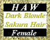 Dark Blonde Sakura Hair