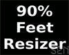 ⓢ 90% Feet Resizer