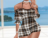 Babe Brown Plaid Dress