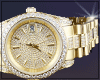 His Iced Rollie V2 Gold