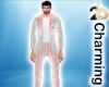 pink & wht stripe suit