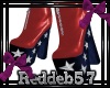 *RD* Red White Blue Boot