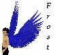 Frost Blue Angel Wings