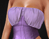 $ Long pvc corset lilac