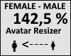 Avatar scaler 142,5%