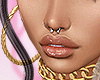 .Golden Big Hoops.