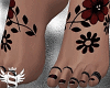 Sexy Flowers Feet