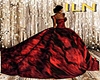 ball gown red