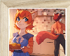 Furry in kitchen picture
