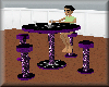 Purple club table