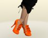 [D] Orange Punk Shoes