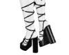 LV Blak Tie Heels