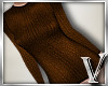 *V* Rust Knit Sweater