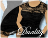 *LA*Lacey Dress Noir