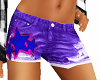 *CG* Star Purple Shorts