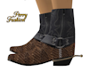 Snake skin boots
