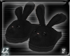 Z7 Bunny Slippers Black