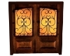 Tuscan wood/iron door