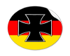 Round Germany flag