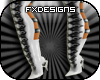 (FXD) PVC BOOTS B/Silver