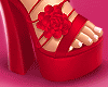 💕 Rose Red Heels