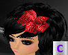 Kid Red Tania Hair Bow