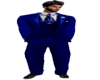 Royal blue suit
