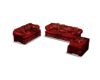Red Living Room Set