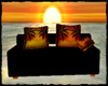 Sunset Beach Kiss Couch