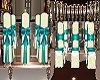 Chairs Teal White