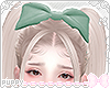 ❤ Cute Sage Bow