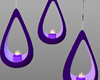 Purple Ceiling Candles
