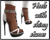 Heels with Shiny Stones