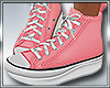 B* Pink High Sneakers