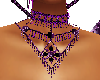 Purple Cabaret Necklace