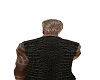 VESTE CROCO NOIR
