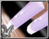 lavender long nails