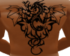 black dragon back tat