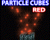 Red Star Particle Cube