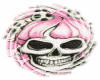 pink skull face