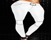 Skintight white pants