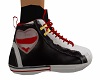 Heart Hightops BlackRed