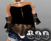 BDD Black Lace Top