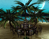 Large bar under a palm  