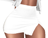 White Leather Skirt RLL