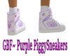 GBF~Purple Piggy Sneaker