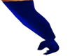 Navy Blue Gown Gloves