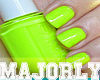 OPI LIME GREEN NAILS
