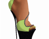 lime green high heels
